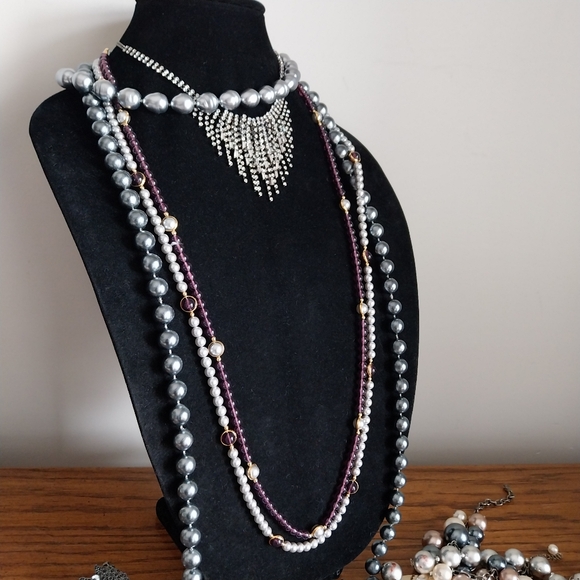 Silver and Gray Statement Jewelry Lot - Picture 7 of 14